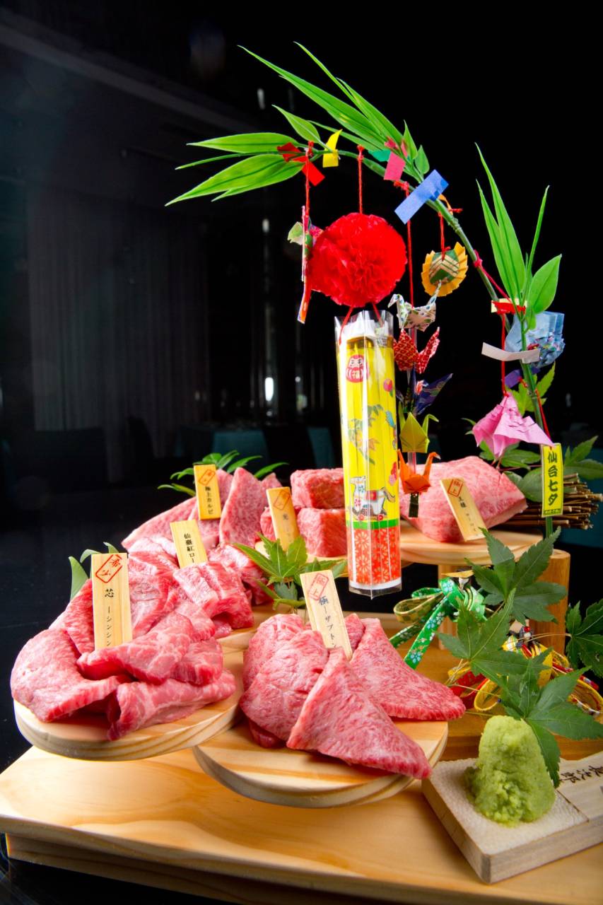 究極!「極仙台牛」一頭六種階段盛り【2~3人前】